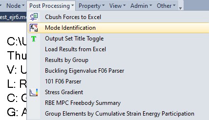 ModeID PostProcessing