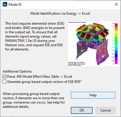 ModeID dialogue box